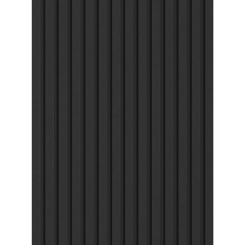 Mexen Lam-B wall slats 275 x 31.5 cm, 4 mm HDF board, Black Linen - S100-275317-2812-069