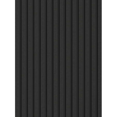 Mexen Lam-B lamelles murales 275 x 31,5 cm, panneau HDF 4 mm, Lin Noir - S100-275317-2812-069