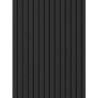 Mexen Lam-B panneaux muraux 275 x 31,5 cm, plaque HDF 4 mm, Lin Noir - S100-275317-2812-069