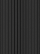 Mexen Lam-B wall slats 275 x 31.5 cm, 4 mm HDF board, Black Linen - S100-275317-2812-069