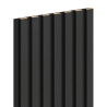 Mexen Lam-B Wandpaneele 275 x 31,5 cm, 4 mm HDF-Platte, Schwarzer Leinen - S100-275317-2812-069