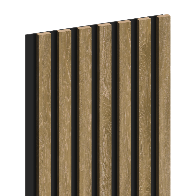 Mexen Lam-B Wandpaneele 275 x 31,5 cm, HDF-Platte 4 mm, Klassische Eiche - S100-275317-2812-072