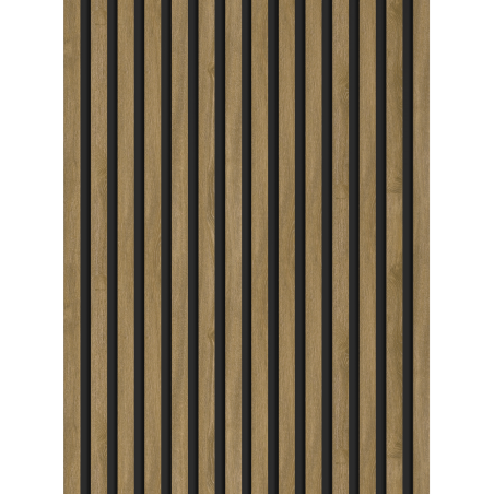 Mexen Lam-B Wandpaneele 275 x 31,5 cm, HDF Platte 4 mm, Klassische Eiche - S100-275317-2812-072