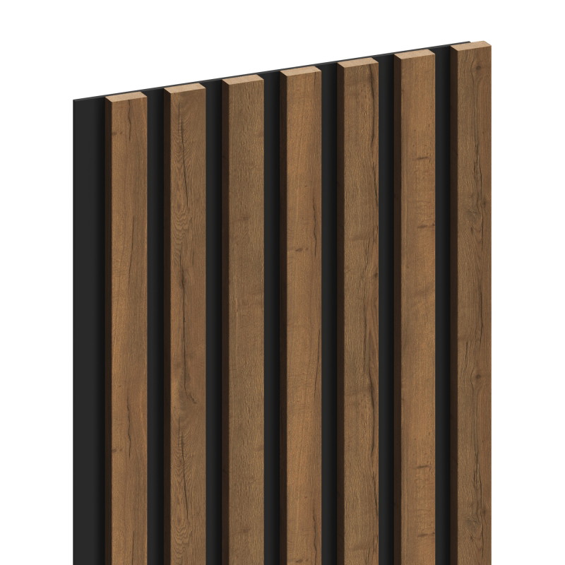 Mexen Lam-B seinäpaneelit 275 x 31,5 cm, HDF-levy 4 mm, Mocca Tammi - S100-275317-2812-074