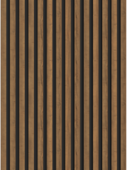 Mexen Lam-B wall slats 275 x 31.5 cm, 4 mm HDF board, Mocca Oak - S100-275317-2812-074