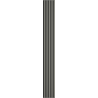 Mexen Lam-F Akustik-Wandlamellen 275 x 31,5 cm, Filz 6 mm, Grau Matt - S105-275317-2812-052