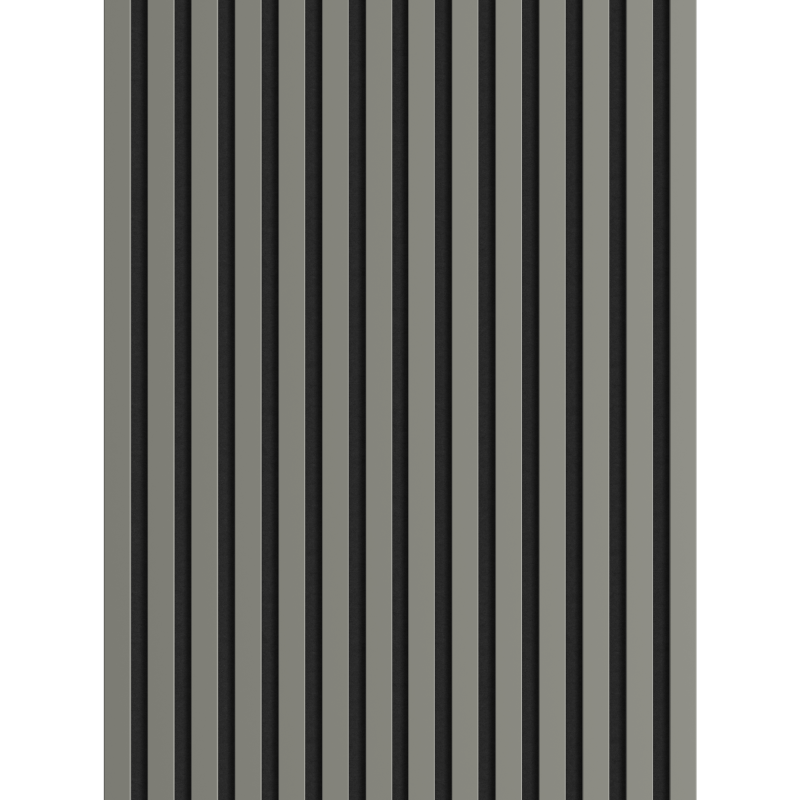 Mexen Lam-F Akustik-Wandlamellen 275 x 31,5 cm, Filz 6 mm, Grau Matt - S105-275317-2812-052