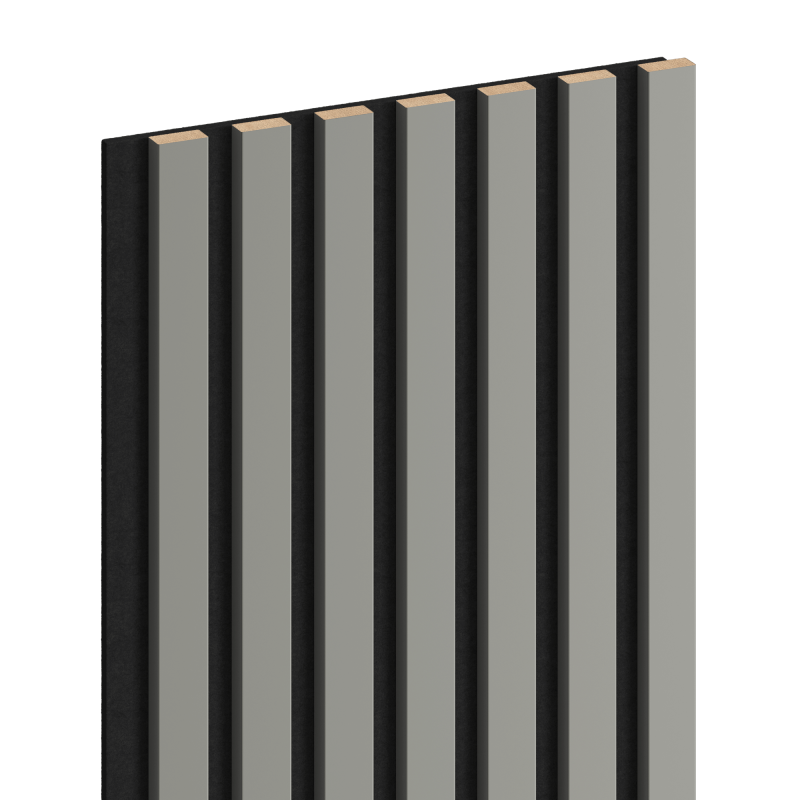 Mexen Lam-F akustische Wandlamellen 275 x 31,5 cm, Filz 6 mm, Graumatt - S105-275317-2812-052