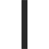 Mexen Lam-F Akustik-Wandlamellen 275 x 31,5 cm, Filz 6 mm, Schwarz Matt - S105-275317-2812-053