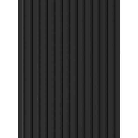 Mexen Lam-F lamelles murales acoustiques 275 x 31,5 cm, feutre 6 mm, Noir Mat - S105-275317-2812-053