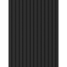 Mexen Lam-F lamelles murales acoustiques 275 x 31,5 cm, feutre 6 mm, Noir Mat - S105-275317-2812-053