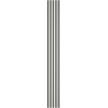 Mexen Lam-F wall acoustic slats 275 x 31.5 cm, felt 6 mm, White Gloss - S105-275317-2812-054