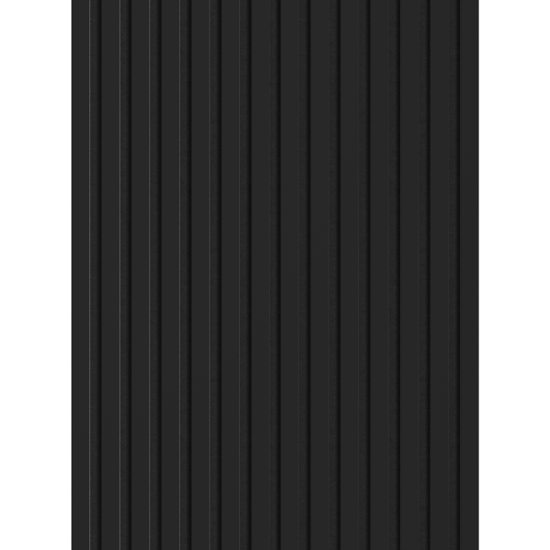 Mexen Lam-F lattes acoustiques décoratives 275 x 31,5 cm, feutre 6 mm, Noir Brillant - S105-275317-2812-055