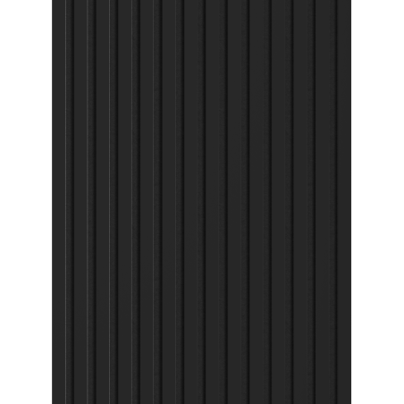 Mexen Lam-F lattes acoustiques décoratives 275 x 31,5 cm, feutre 6 mm, Noir Brillant - S105-275317-2812-055