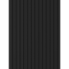 Mexen Lam-F akustische Wandpaneele 275 x 31,5 cm, Filz 6 mm, Schwarz Glanz - S105-275317-2812-055