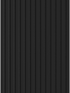 Mexen Lam-F lames murales acoustiques 275 x 31,5 cm, feutre 6 mm, Noir Brillant - S105-275317-2812-055