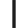 Mexen Lam-F Acoustic Wall Slats 275 x 31.5 cm, 6 mm Felt, Black Gloss - S105-275317-2812-055