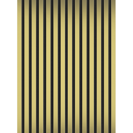 Mexen Lam-F lames murales acoustiques 275 x 31,5 cm, feutre 6 mm, Doré - S105-275317-2812-057