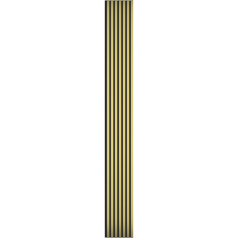 Mexen Lam-F akustiska vägglister 275 x 31,5 cm, filt 6 mm, Guld - S105-275317-2812-057