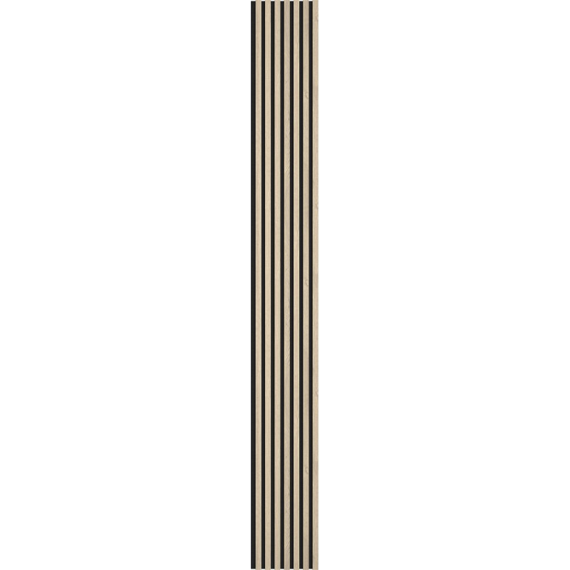 Mexen Lam-F akustiset seinäpaneelit 275 x 31,5 cm, huopa 6 mm, Helmitammi - S105-275317-2812-058