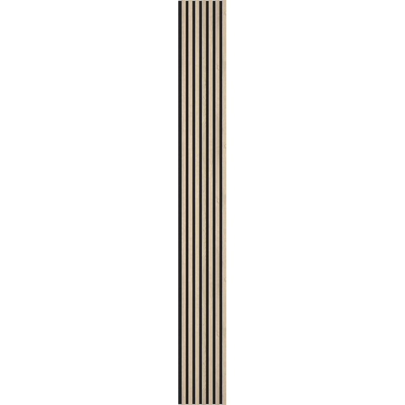 Mexen Lam-F Wandpaneele Akustik 275 x 31,5 cm, Filz 6 mm, Perl-Eiche - S105-275317-2812-058