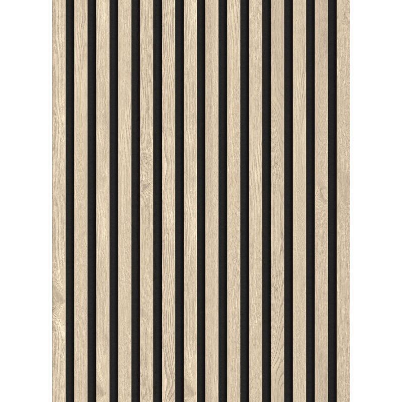 Mexen Lam-F Wandpaneele Akustik 275 x 31,5 cm, Filz 6 mm, Perl-Eiche - S105-275317-2812-058