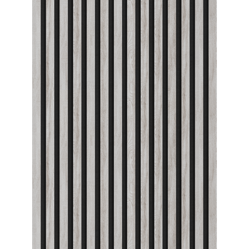 Mexen Lam-F akustische Wandpaneele 275 x 31,5 cm, Filz 6 mm, Eiche Eis - S105-275317-2812-061