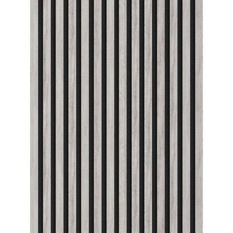 Mexen Lam-F akustiset seinäpaneelit 275 x 31,5 cm, huopa 6 mm, Jää Tammi - S105-275317-2812-061