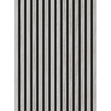 Mexen Lam-F akustische Wandpaneele 275 x 31,5 cm, Filz 6 mm, Eiche Eis - S105-275317-2812-061