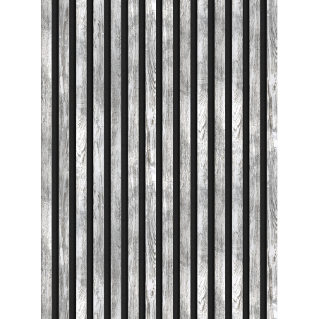 Mexen Lam-F Acoustic Wall Slats 275 x 31.5 cm, 6 mm Felt, Bleached Oak - S105-275317-2812-064