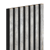 Mexen Lam-F schmale Akustikpaneele 275 x 31,5 cm, Filz 6 mm, Gebleichte Eiche - S105-275317-2812-064