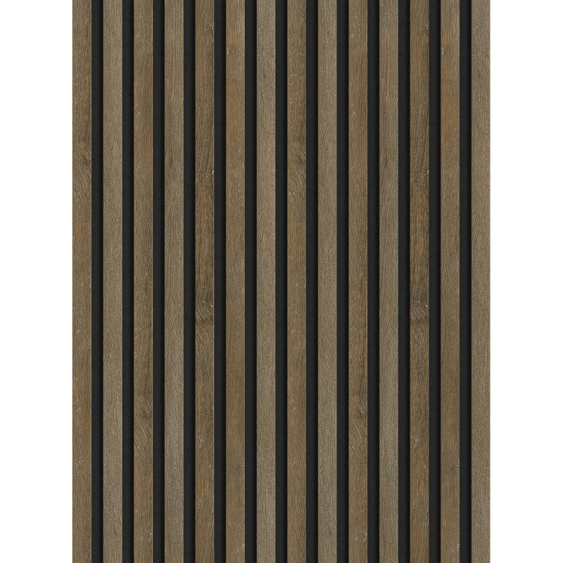 Mexen Lam-F akustische Wandpaneele 275 x 31,5 cm, Filz 6 mm, Espresso Eiche - S105-275317-2812-065