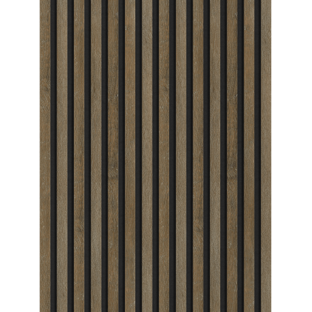 Mexen Lam-F akustische Wandpaneele 275 x 31,5 cm, Filz 6 mm, Espresso Eiche - S105-275317-2812-065