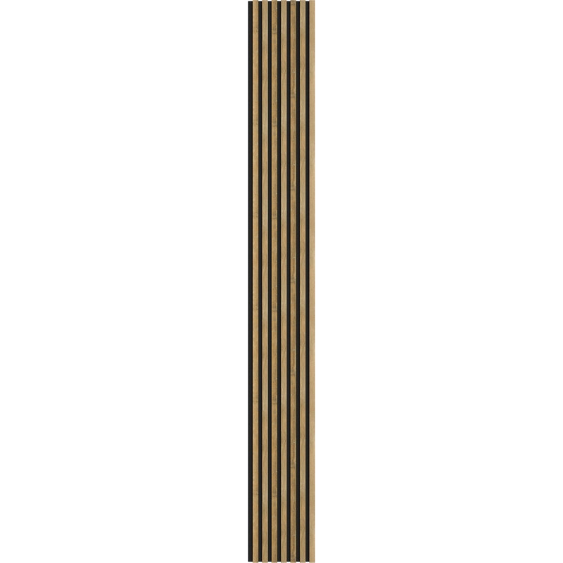Mexen Lam-F lamelle acustiche da parete 275 x 31,5 cm, feltro 6 mm, Rovere Miele - S105-275317-2812-066
