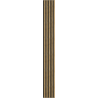 Mexen Lam-F akustische Wandlamellen 275 x 31,5 cm, Filz 6 mm, Honigeiche - S105-275317-2812-066