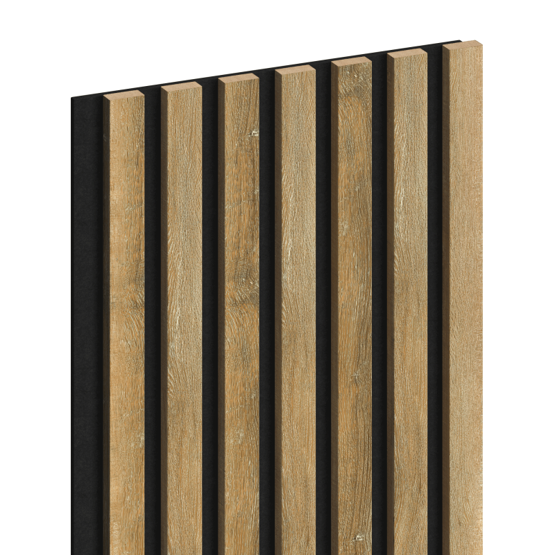 Mexen Lam-F akustische Wandlatten 275 x 31,5 cm, Filz 6 mm, Honigeiche - S105-275317-2812-066