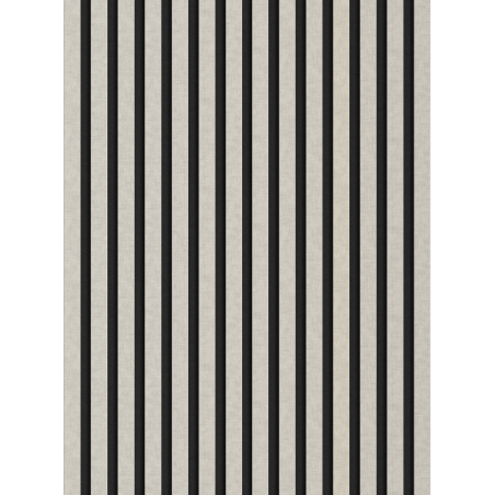 Mexen Lam-F lames murales acoustiques 275 x 31,5 cm, feutre 6 mm, Lin Gris - S105-275317-2812-068