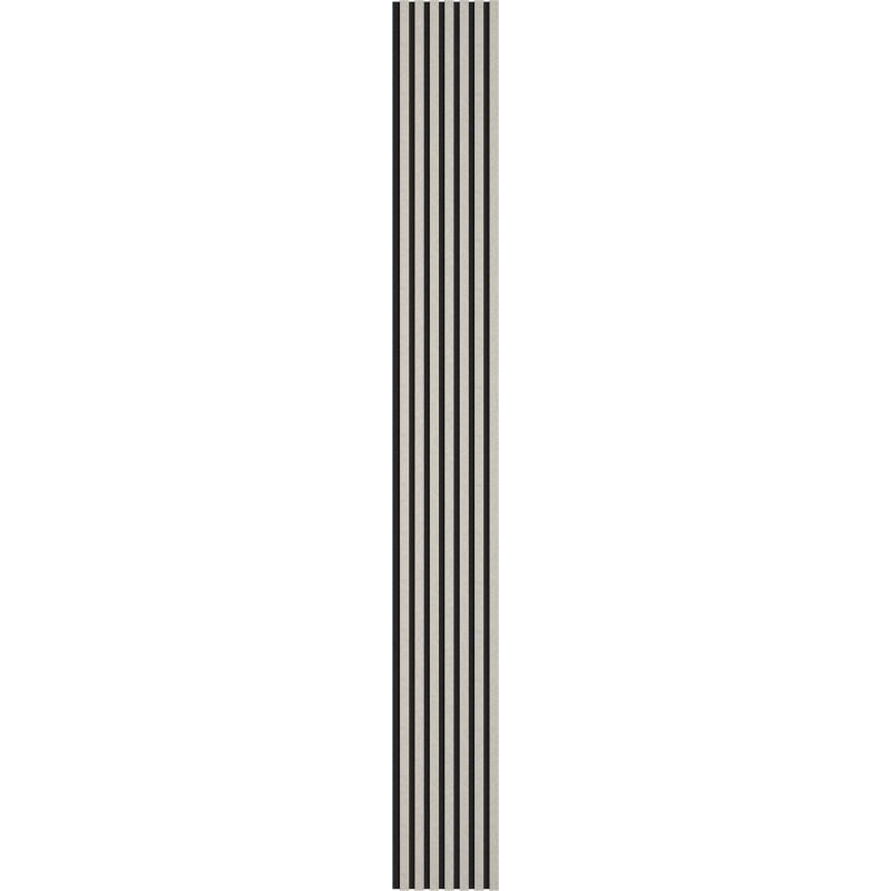 Mexen Lam-F lamele ścienne akustyczne 275 x 31,5 cm, filc 6 mm, Len Szary - S105-275317-2812-068