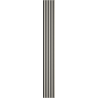 Mexen Lam-F lames murales acoustiques 275 x 31,5 cm, feutre 6 mm, Lin Gris - S105-275317-2812-068