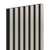 Mexen Lam-F Wandleisten akustisch 275 x 31,5 cm, Filz 6 mm, Leinen Grau - S105-275317-2812-068
