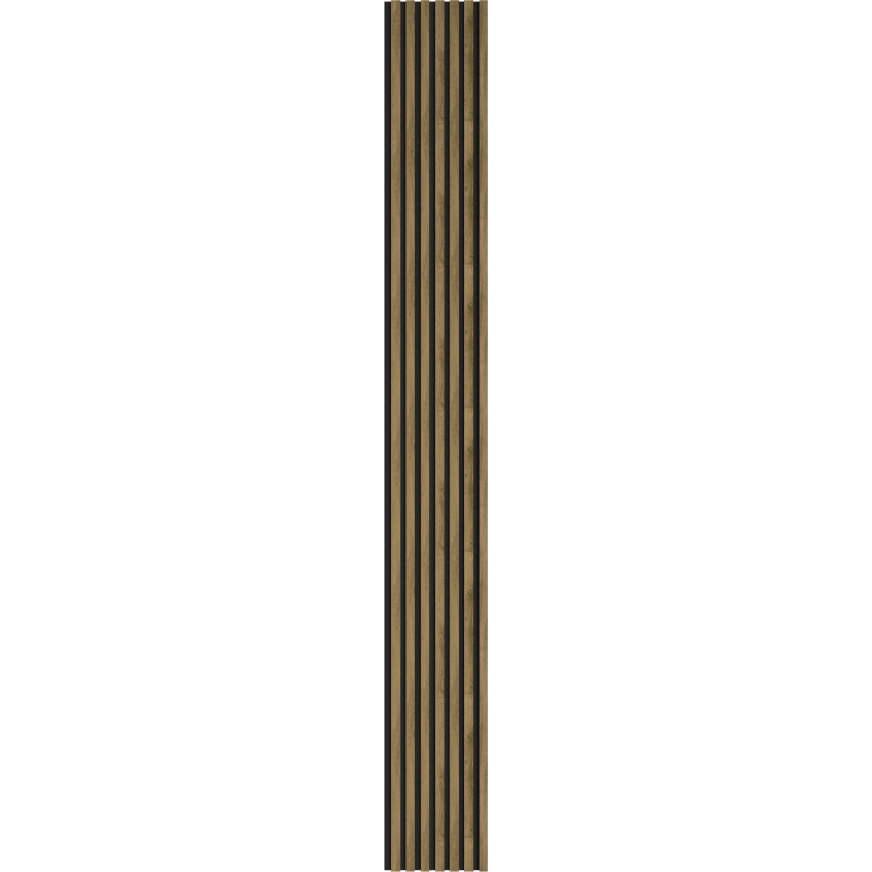 Mexen Lam-F Akustik-Wandlamellen 275 x 31,5 cm, Filz 6 mm, Klassische Eiche - S105-275317-2812-072