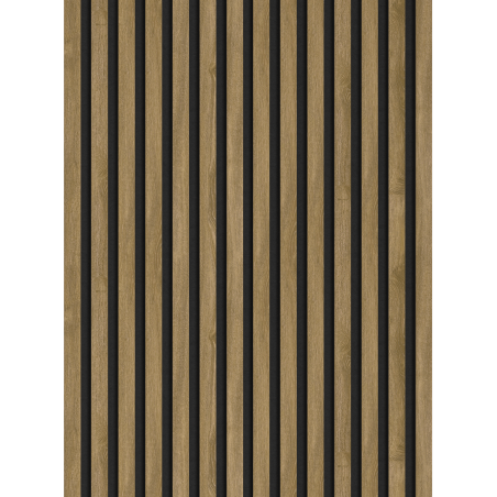 Mexen Lam-F Akustikwandpaneele 275 x 31,5 cm, Filz 6 mm, Klassische Eiche - S105-275317-2812-072