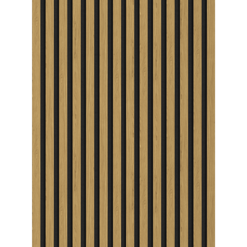 Mexen Lam-F Acoustic Wall Slats 275 x 31.5 cm, 6 mm Felt, Amber Oak - S105-275317-2812-073