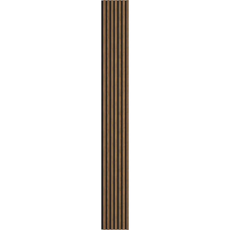 Mexen Lam-F akustische Wandpaneele 275 x 31,5 cm, Filz 6 mm, Mocca Eiche - S105-275317-2812-074