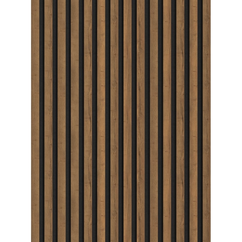 Mexen Lam-F lamele ścienne akustyczne 275 x 31,5 cm, filc 6 mm, Dąb Mocca - S105-275317-2812-074