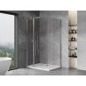 Mexen Mist T 70 x 95 cm Pivot Shower Enclosure, Transparent, Chrome - 8A4T-070-095-01-00