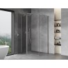 Mexen Mist T okretna tuš kabina 75 x 110 cm, prozirna, krom - 8A4T-075-110-01-00
