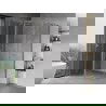 Mexen Mist T Duschkabine, schwenkbar, 110 x 120 cm, transparent, Chrom - 8A4T-110-120-01-00