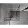 Mexen Mist T cabine de douche battante 120 x 120 cm, transparent, chrome - 8A4T-120-120-01-00