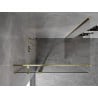Mexen Mist T Duschkabine mit Schwingtür 100 x 95 cm, transparent, golden - 8A4T-100-095-50-00